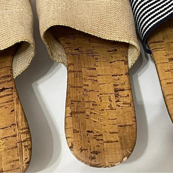 Wild Pair Slip On platform Cork Wedges size 6.5 (3 pairs) gold blue red orange - Picture 12 of 16